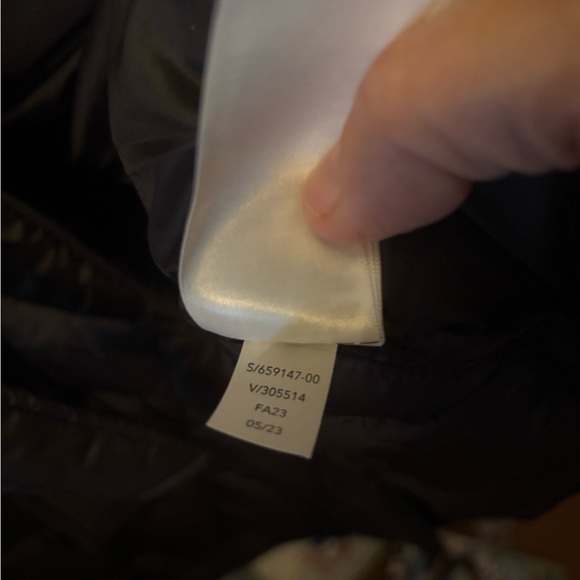 Athleta Whisper Featherless wrap coat size XL - Picture 6 of 8